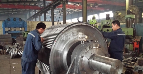 滾筒包膠專用陶瓷橡膠耐磨板在福建高創機電股份公司皮帶機上的應用案例