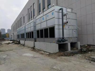 中船重工某所機電設備試驗室定制閉式冷卻塔完成安裝工作
